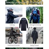 image:imageCOOFANDY Mens Long Raincoat Ligtweight Rain Jacket Waterproof Outdoor Jackets with HoodNavy Blue