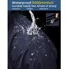 image:imageCOOFANDY Mens Long Raincoat Ligtweight Rain Jacket Waterproof Outdoor Jackets with HoodNavy Blue