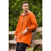 image:imageCOOFANDY Mens Long Raincoat Ligtweight Rain Jacket Waterproof Outdoor Jackets with HoodOrange