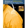 image:imageCOOFANDY Mens Long Raincoat Ligtweight Rain Jacket Waterproof Outdoor Jackets with HoodYellow