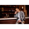 image:imageCOOFANDY Mens Metallic Jacket 70s Disco Dance Party Costume Shiny Varsity Zipper Baseball Bomber JacketSequined Laser Silver