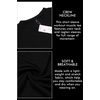 image:imageCOOFANDY Mens Muscle TShirt Pleated Raglan Sleeve Bodybuilding Gym Tee Short Sleeve Fashion Workout Shirts Hipster ShirtBlack