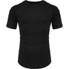 image:imageCOOFANDY Mens Muscle TShirt Pleated Raglan Sleeve Bodybuilding Gym Tee Short Sleeve Fashion Workout Shirts Hipster ShirtBlack