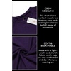 image:imageCOOFANDY Mens Muscle TShirt Pleated Raglan Sleeve Bodybuilding Gym Tee Short Sleeve Fashion Workout Shirts Hipster ShirtDark Purple