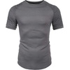 image:imageCOOFANDY Mens Muscle TShirt Pleated Raglan Sleeve Bodybuilding Gym Tee Short Sleeve Fashion Workout Shirts Hipster ShirtGrey