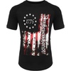 image:imageCOOFANDY Mens Muscle TShirt Pleated Raglan Sleeve Bodybuilding Gym Tee Short Sleeve Fashion Workout Shirts Hipster ShirtIndependence Day Series1