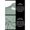 image:imageCOOFANDY Mens Muscle TShirt Pleated Raglan Sleeve Bodybuilding Gym Tee Short Sleeve Fashion Workout Shirts Hipster ShirtLight Green