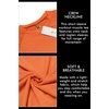 image:imageCOOFANDY Mens Muscle TShirt Pleated Raglan Sleeve Bodybuilding Gym Tee Short Sleeve Fashion Workout Shirts Hipster ShirtOrange