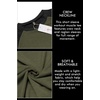 image:imageCOOFANDY Mens Muscle TShirt Pleated Raglan Sleeve Bodybuilding Gym Tee Short Sleeve Fashion Workout Shirts Hipster ShirtPattern3 Army Green  Black