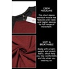 image:imageCOOFANDY Mens Muscle TShirt Pleated Raglan Sleeve Bodybuilding Gym Tee Short Sleeve Fashion Workout Shirts Hipster ShirtPattern9 Red  Black