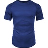 image:imageCOOFANDY Mens Muscle TShirt Pleated Raglan Sleeve Bodybuilding Gym Tee Short Sleeve Fashion Workout Shirts Hipster ShirtType1  Blue