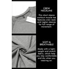 image:imageCOOFANDY Mens Muscle TShirt Pleated Raglan Sleeve Bodybuilding Gym Tee Short Sleeve Fashion Workout Shirts Hipster ShirtType1  Light Grey