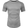 image:imageCOOFANDY Mens Muscle TShirt Pleated Raglan Sleeve Bodybuilding Gym Tee Short Sleeve Fashion Workout Shirts Hipster ShirtType1  Light Grey