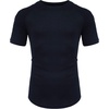 image:imageCOOFANDY Mens Muscle TShirt Pleated Raglan Sleeve Bodybuilding Gym Tee Short Sleeve Fashion Workout Shirts Hipster ShirtType1  Navy Blue