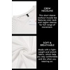 image:imageCOOFANDY Mens Muscle TShirt Pleated Raglan Sleeve Bodybuilding Gym Tee Short Sleeve Fashion Workout Shirts Hipster ShirtWhite