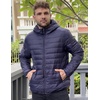 image:imageCOOFANDY Mens Packable Puffer Jacket Lightweight Hooded Insulated Winter Coat Windproof Zipper Down JacketNavy Blue