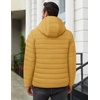 image:imageCOOFANDY Mens Packable Puffer Jacket Lightweight Hooded Insulated Winter Coat Windproof Zipper Down JacketYellow