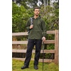 image:imageCOOFANDY Mens Packable Rain Jacket Lightweight Waterproof Raincoat with Hood Outdoor Rain Gear Travel Hiking CyclingArmy Green