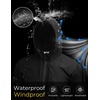 image:imageCOOFANDY Mens Packable Rain Jacket Lightweight Waterproof Raincoat with Hood Outdoor Rain Gear Travel Hiking CyclingBlack
