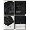 image:imageCOOFANDY Mens Packable Rain Jacket Lightweight Waterproof Raincoat with Hood Outdoor Rain Gear Travel Hiking CyclingBlack