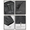 image:imageCOOFANDY Mens Packable Rain Jacket Lightweight Waterproof Raincoat with Hood Outdoor Rain Gear Travel Hiking CyclingDark Grey