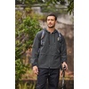 image:imageCOOFANDY Mens Packable Rain Jacket Lightweight Waterproof Raincoat with Hood Outdoor Rain Gear Travel Hiking CyclingDark Grey