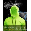 image:imageCOOFANDY Mens Packable Rain Jacket Lightweight Waterproof Raincoat with Hood Outdoor Rain Gear Travel Hiking CyclingGreen