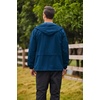 image:imageCOOFANDY Mens Packable Rain Jacket Lightweight Waterproof Raincoat with Hood Outdoor Rain Gear Travel Hiking CyclingNavy Blue