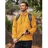 image:imageCOOFANDY Mens Packable Rain Jacket Lightweight Waterproof Raincoat with Hood Outdoor Rain Gear Travel Hiking CyclingOrange Yellow