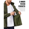 image:imageCOOFANDY Mens Polar Fleece Jacket Lightweight Full Zip Jackets Outdoor Hiking Casual Soft Warm Coat With PocketsArmy Green