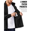 image:imageCOOFANDY Mens Polar Fleece Jacket Lightweight Full Zip Jackets Outdoor Hiking Casual Soft Warm Coat With PocketsBlack
