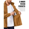 image:imageCOOFANDY Mens Polar Fleece Jacket Lightweight Full Zip Jackets Outdoor Hiking Casual Soft Warm Coat With PocketsLight Brown