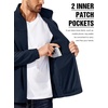 image:imageCOOFANDY Mens Polar Fleece Jacket Lightweight Full Zip Jackets Outdoor Hiking Casual Soft Warm Coat With PocketsNavy Blue