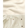 image:imageCOOFANDY Mens Polar Fleece Shacket Long Sleeve Casual Button Down Shirt Jacket with PocketsBeige