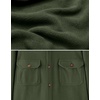 image:imageCOOFANDY Mens Polar Fleece Shacket Long Sleeve Casual Button Down Shirt Jacket with PocketsDark Green
