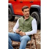 image:imageCOOFANDY Mens Polar Fleece Vest Lightweight Sleeveless Jacket Warm Zip up Outerwear Vests with Zipper Pockets for HikingArmy Green