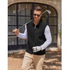 image:imageCOOFANDY Mens Polar Fleece Vest Lightweight Sleeveless Jacket Warm Zip up Outerwear Vests with Zipper Pockets for HikingBlack