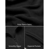 image:imageCOOFANDY Mens Polar Fleece Vest Lightweight Sleeveless Jacket Warm Zip up Outerwear Vests with Zipper Pockets for HikingBlack
