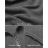 image:imageCOOFANDY Mens Polar Fleece Vest Lightweight Sleeveless Jacket Warm Zip up Outerwear Vests with Zipper Pockets for HikingHeather Grey