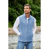 image:imageCOOFANDY Mens Polar Fleece Vest Lightweight Sleeveless Jacket Warm Zip up Outerwear Vests with Zipper Pockets for HikingLake Blue