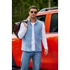 image:imageCOOFANDY Mens Polar Fleece Vest Lightweight Sleeveless Jacket Warm Zip up Outerwear Vests with Zipper Pockets for HikingLake Blue