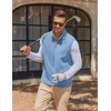 image:imageCOOFANDY Mens Polar Fleece Vest Lightweight Sleeveless Jacket Warm Zip up Outerwear Vests with Zipper Pockets for HikingLake Blue