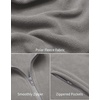 image:imageCOOFANDY Mens Polar Fleece Vest Lightweight Sleeveless Jacket Warm Zip up Outerwear Vests with Zipper Pockets for HikingLight Grey
