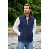 image:imageCOOFANDY Mens Polar Fleece Vest Lightweight Sleeveless Jacket Warm Zip up Outerwear Vests with Zipper Pockets for HikingNavy
