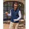 image:imageCOOFANDY Mens Polar Fleece Vest Lightweight Sleeveless Jacket Warm Zip up Outerwear Vests with Zipper Pockets for HikingNavy