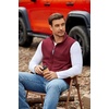 image:imageCOOFANDY Mens Polar Fleece Vest Lightweight Sleeveless Jacket Warm Zip up Outerwear Vests with Zipper Pockets for HikingWine Red