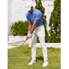 image:imageCOOFANDY Mens Polo Shirt Golf Quick Dry Performance Short Sleeve Moisture Wicking Athletic Polo Collared Tennis TShirtBlue
