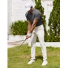 image:imageCOOFANDY Mens Polo Shirt Golf Quick Dry Performance Short Sleeve Moisture Wicking Athletic Polo Collared Tennis TShirtDark Gray