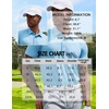 image:imageCOOFANDY Mens Polo Shirt Golf Quick Dry Performance Short Sleeve Moisture Wicking Athletic Polo Collared Tennis TShirtLight Gray
