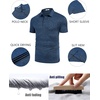 image:imageCOOFANDY Mens Polo Shirt Golf Quick Dry Performance Short Sleeve Moisture Wicking Athletic Polo Collared Tennis TShirtNavy Blue